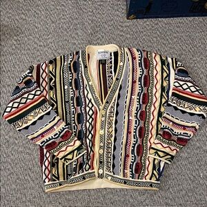 Vintage coogi style cardigan